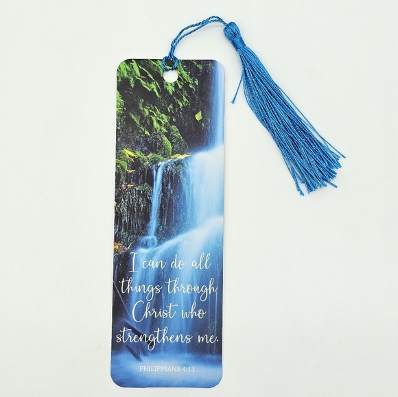 Tree of Life Faux Leather Journal Bamboo Pen Inspirational Bookmark Set Blue - Picture 5 of 12